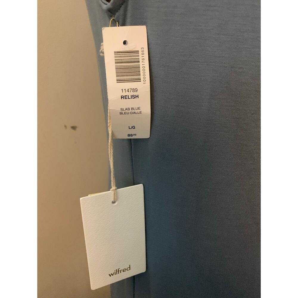Aritzia Wilfred Relish Light Blue Dress Size Large - Picture 5 of 8